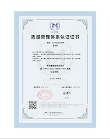 ISO9001質(zhi)量筦(guan)理(li)體(ti)係(xi)